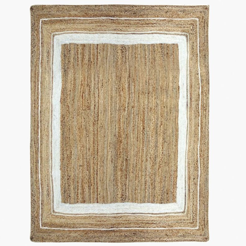 Alfombra Yute Kundara 200x300 Blanco-1