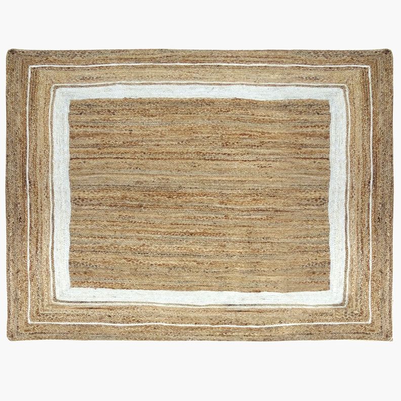 Alfombra Yute Kundara 200x300 Blanco-3