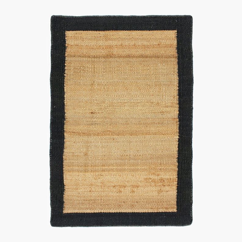 Alfombra Yute Nubia 200x300 Negro-1