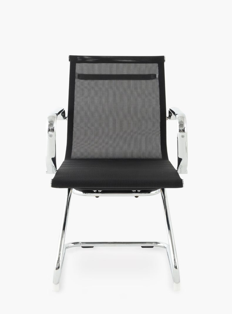 Silla Visita Carson Media Negro