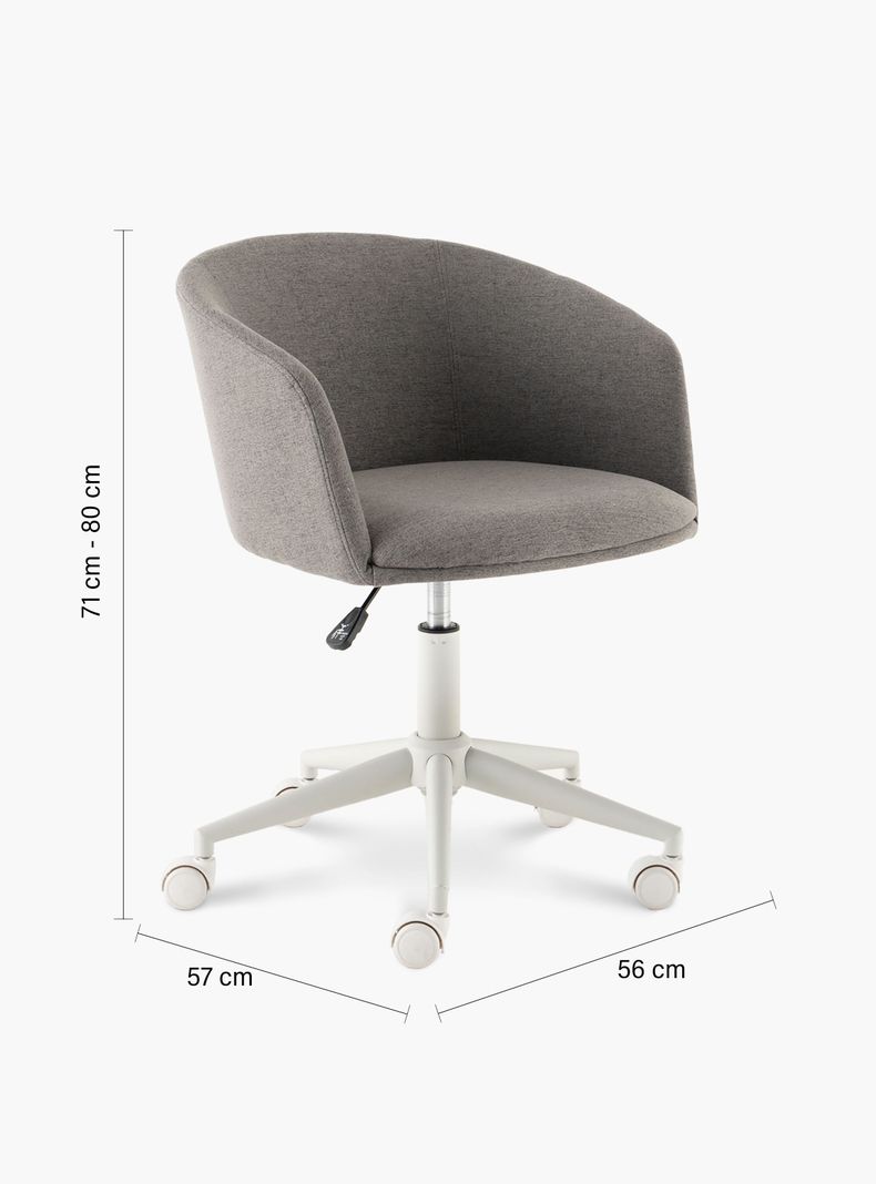 Silla de Oficina Anton Gris-5
