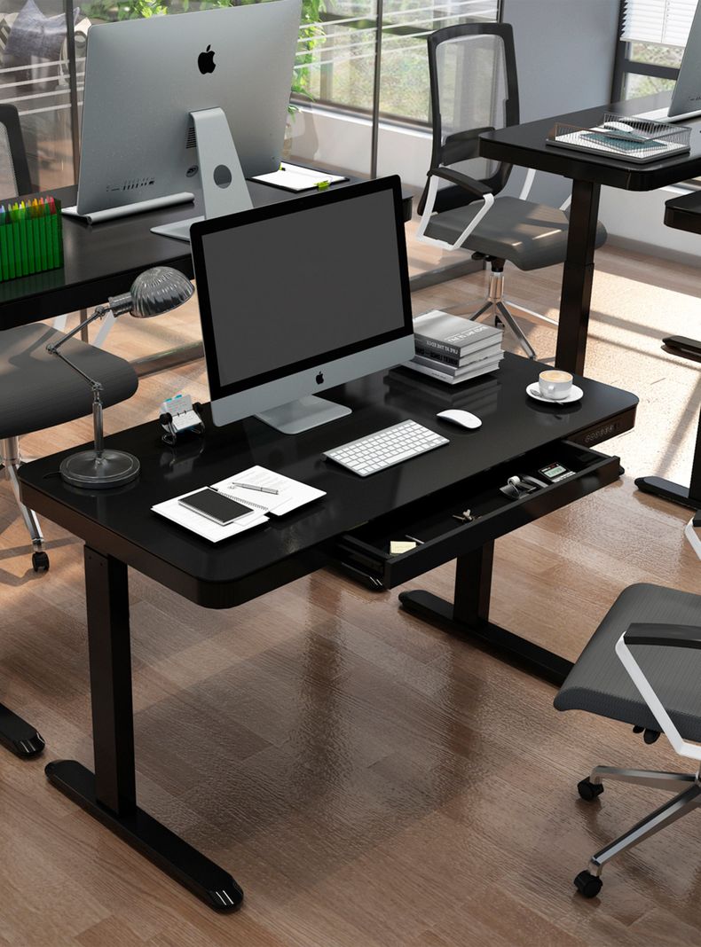 Escritorio Home Office Cosmo Eléctrico Negro-1