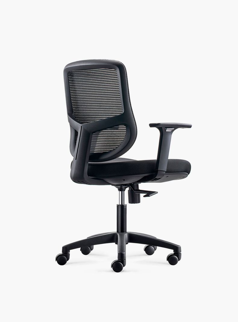 Silla oficina Operativa Leaf Negro-1