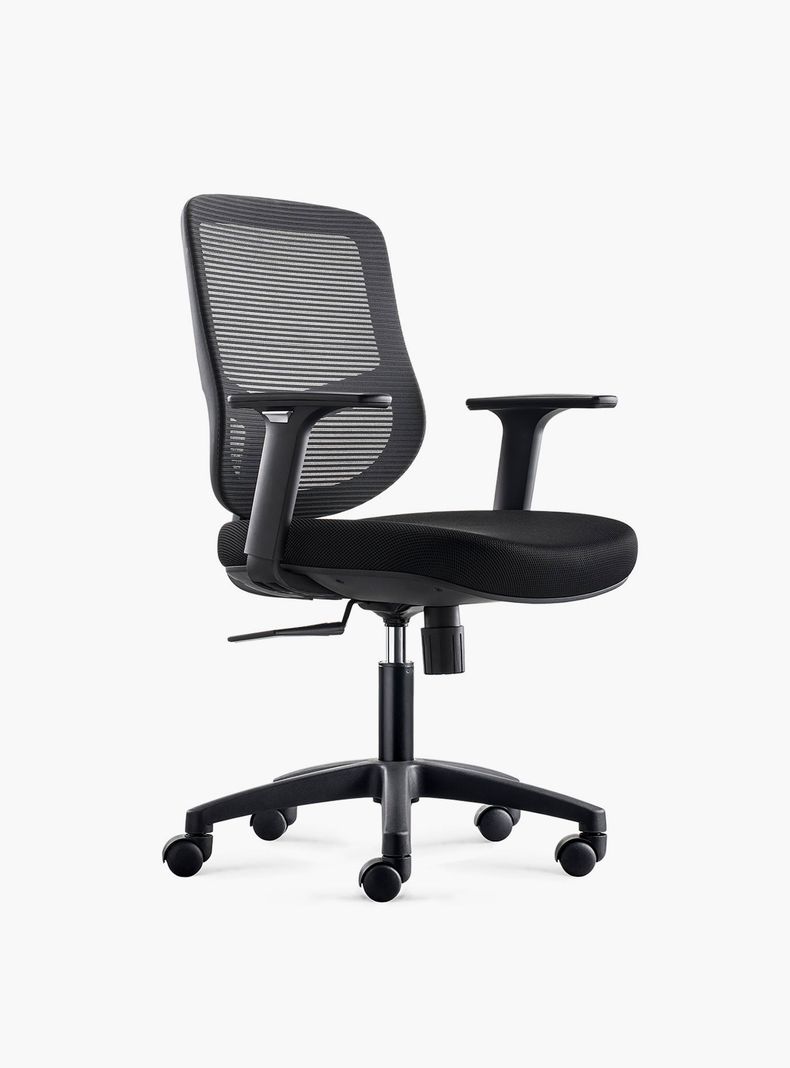 Silla oficina Operativa Leaf Negro-2