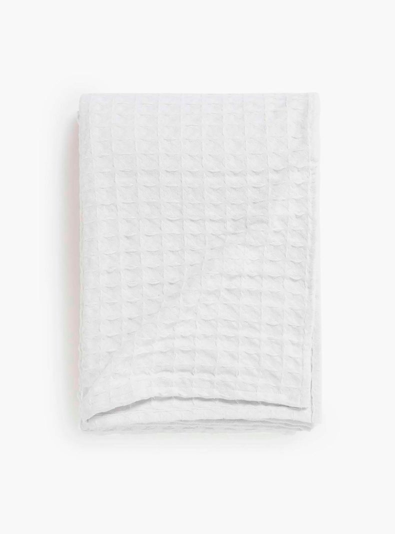 Cubrecama Panal 180x260 Blanco (cama 1 o 1 1/2 plazas)