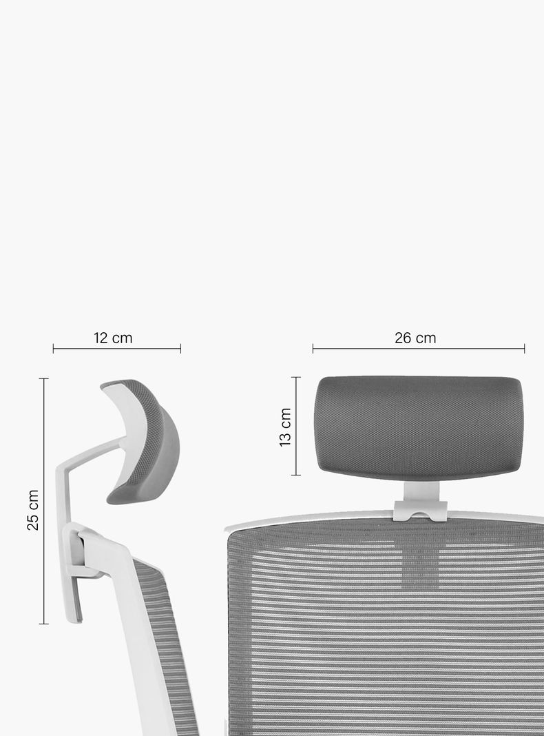 Cabecero para silla Taylor Pro (gris)-4
