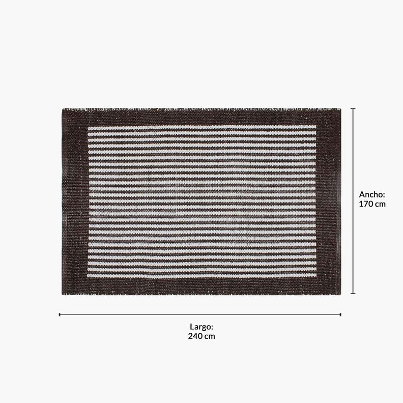 Alfombra Exterior Milos 170x240 Cafe-1