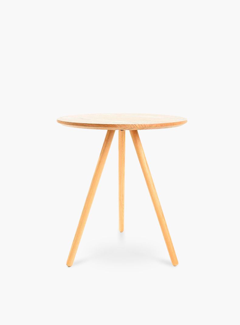 Mesa Lateral Madera de Haya 50 cm.-0