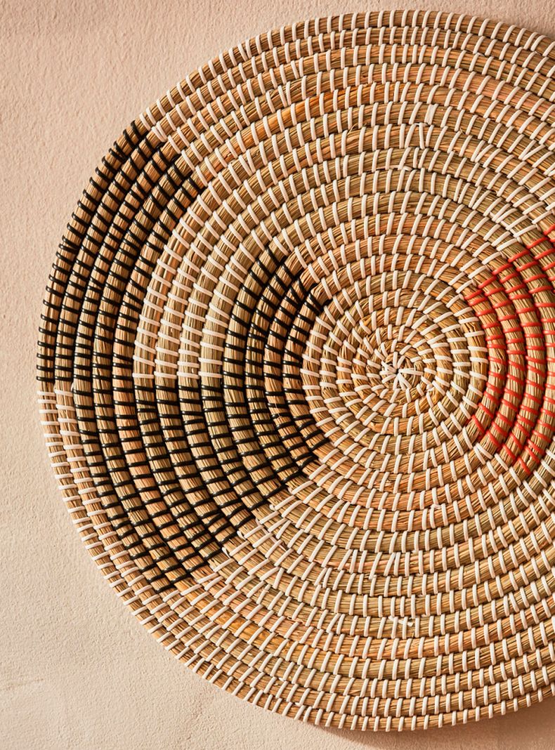 Plato Decorativo Pared Amiyab Multicolor 50D-6