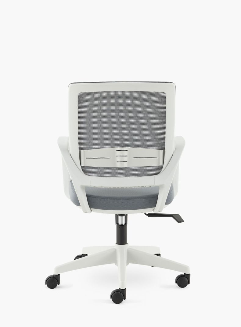 Silla Oficina Job Base Nylon Gris Claro-4