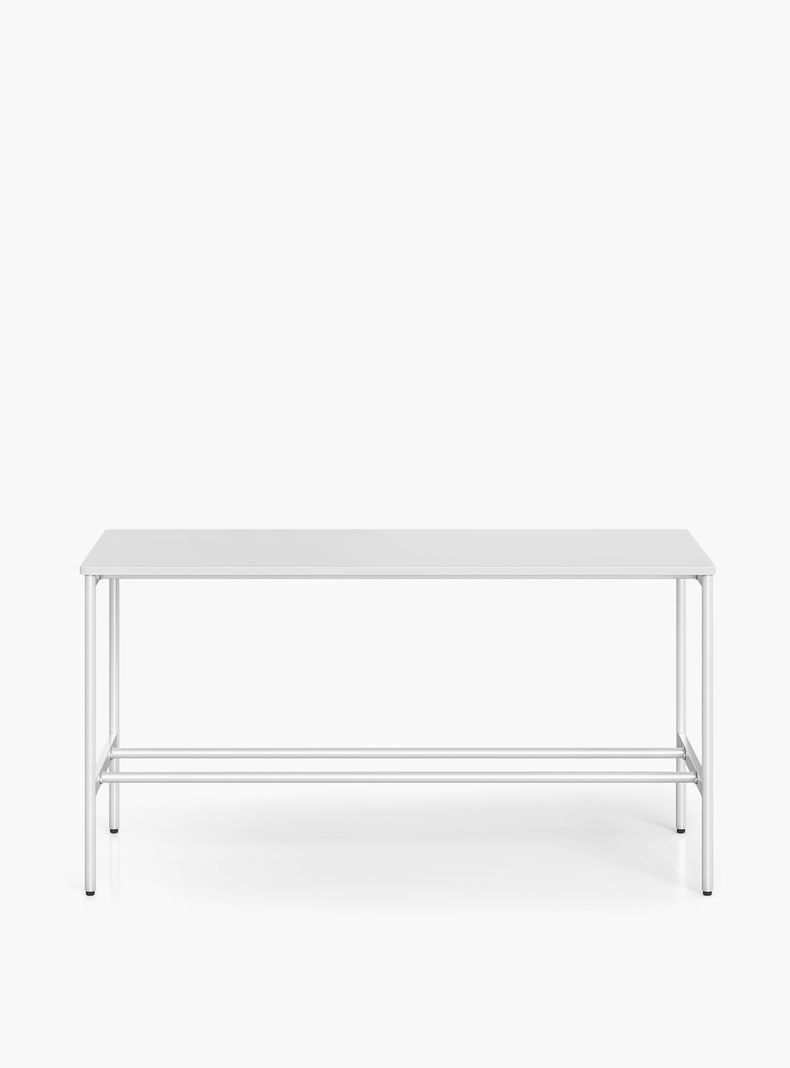 Mesa Oficina Cafeteria Astro 160x90 Blanco/Blanco