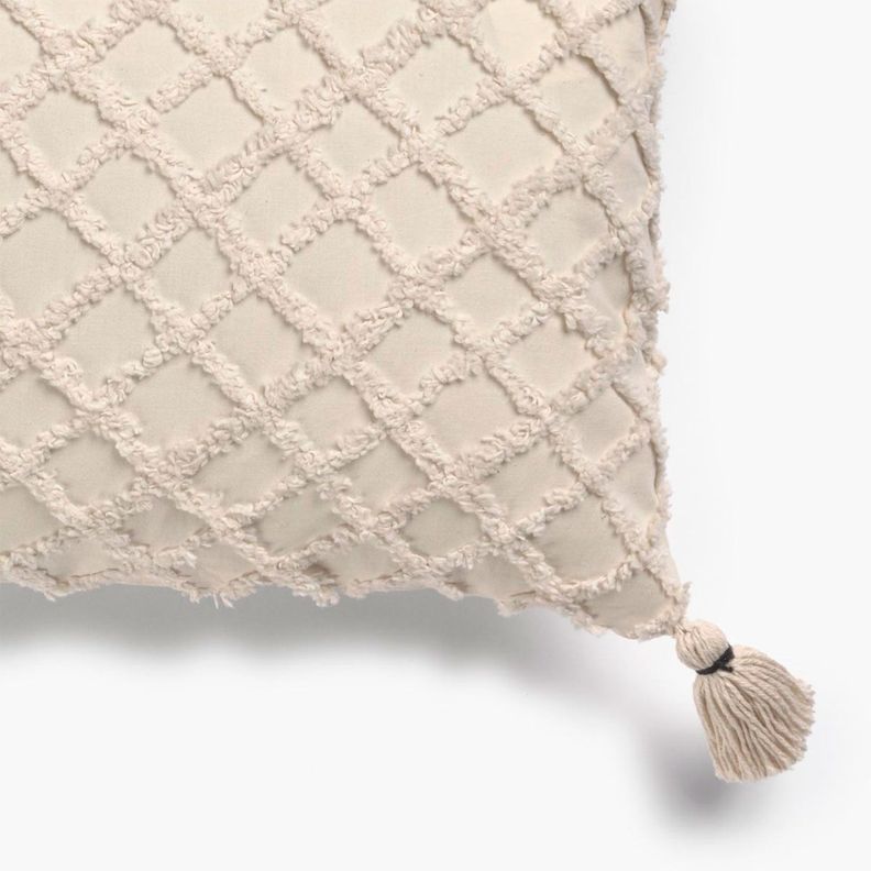 Funda Cojin algodón Royal 45x45 Crudo-2
