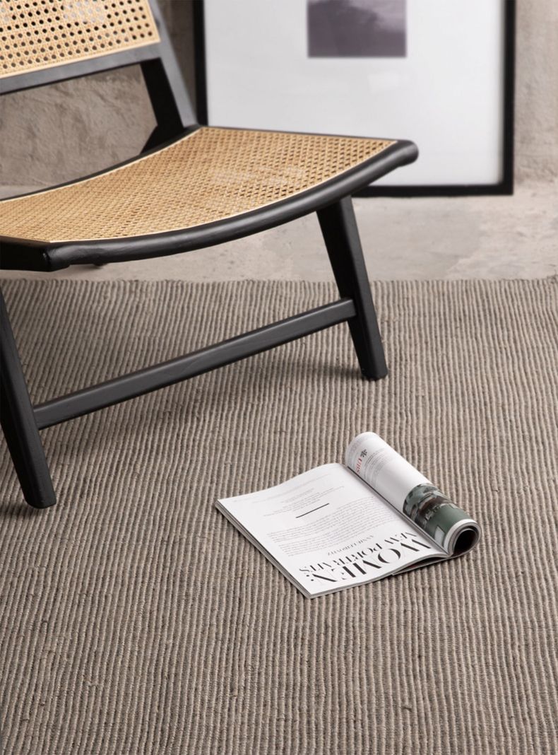Alfombra Yute Arizona 200x300 Gris-4