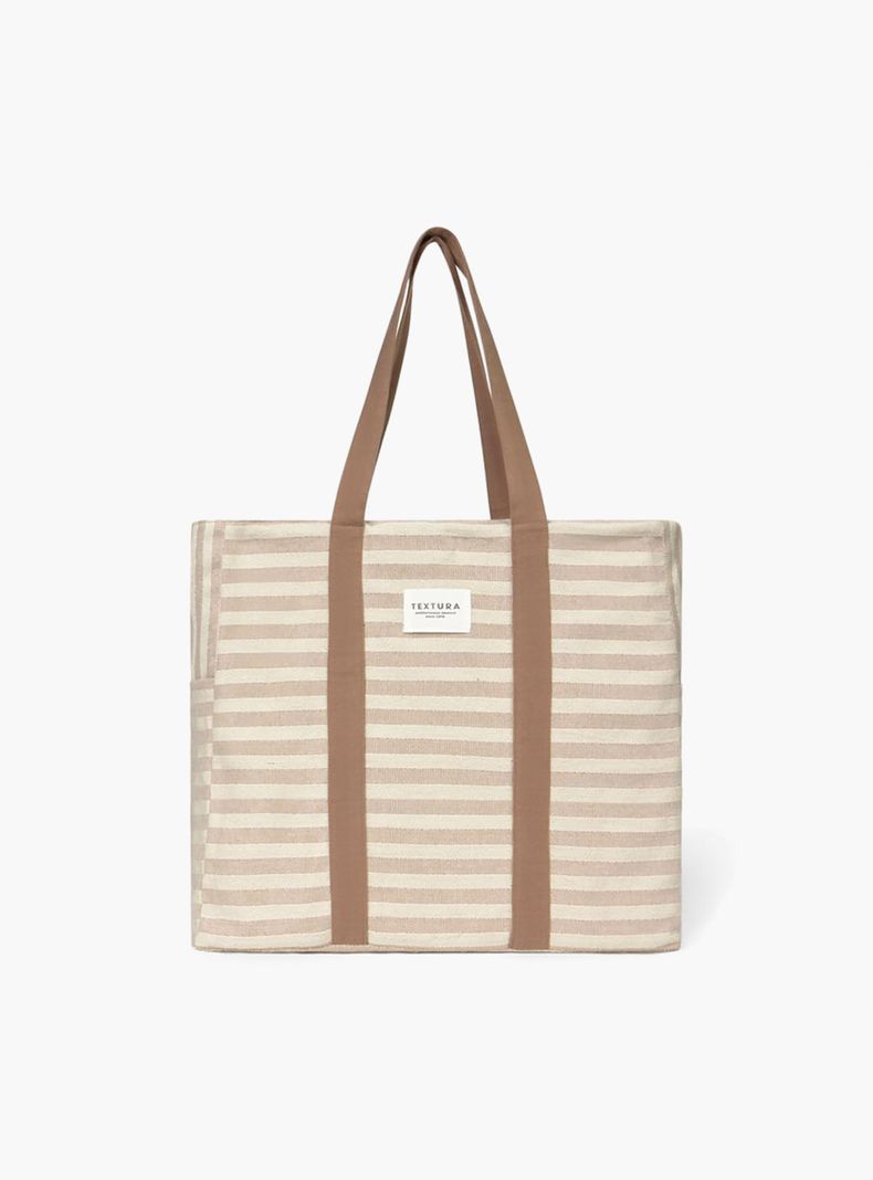 Bolso Algodon Luribol 45x40 Beige