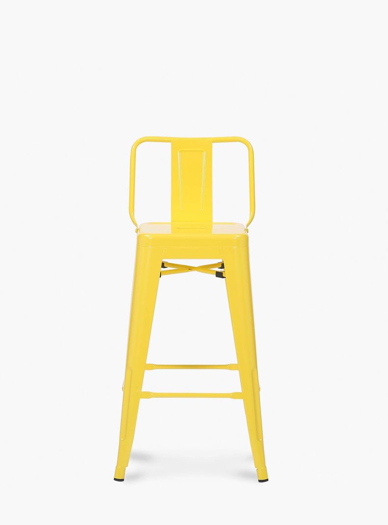 Taburete Medio 67 Tolix c/resp Amarillo-0