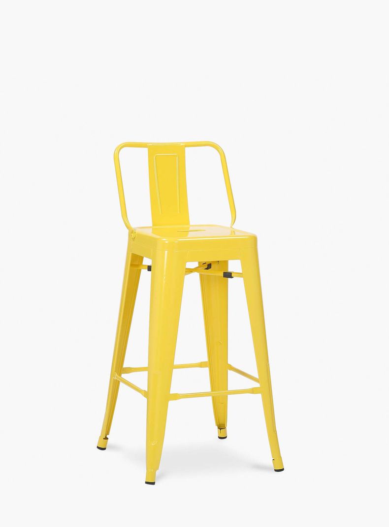 Taburete Medio 67 Tolix c/resp Amarillo-1