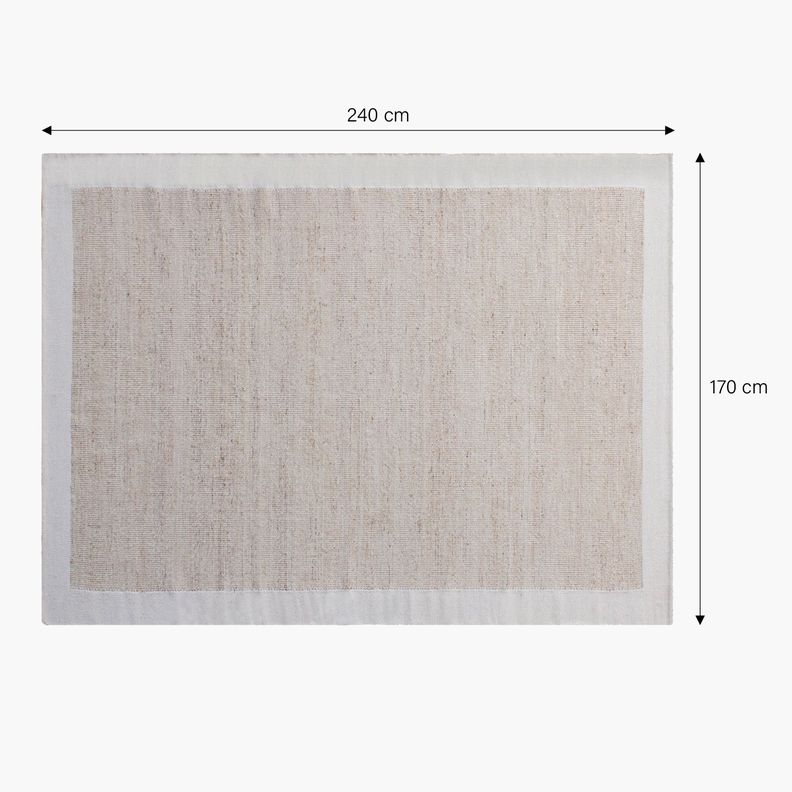 Alfombra Yute/Lana Maihue 170x240 Natural-2