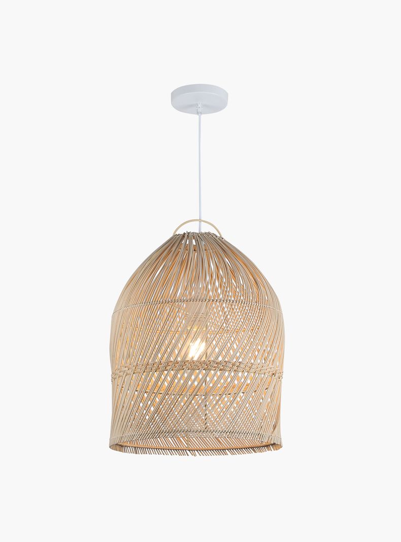 Lámpara de Colgar Bali Rattan Natural-0