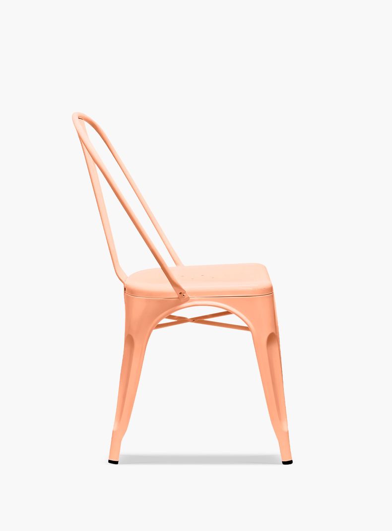 Pack 4 Sillas Tolix Asiento Metal Coral-3