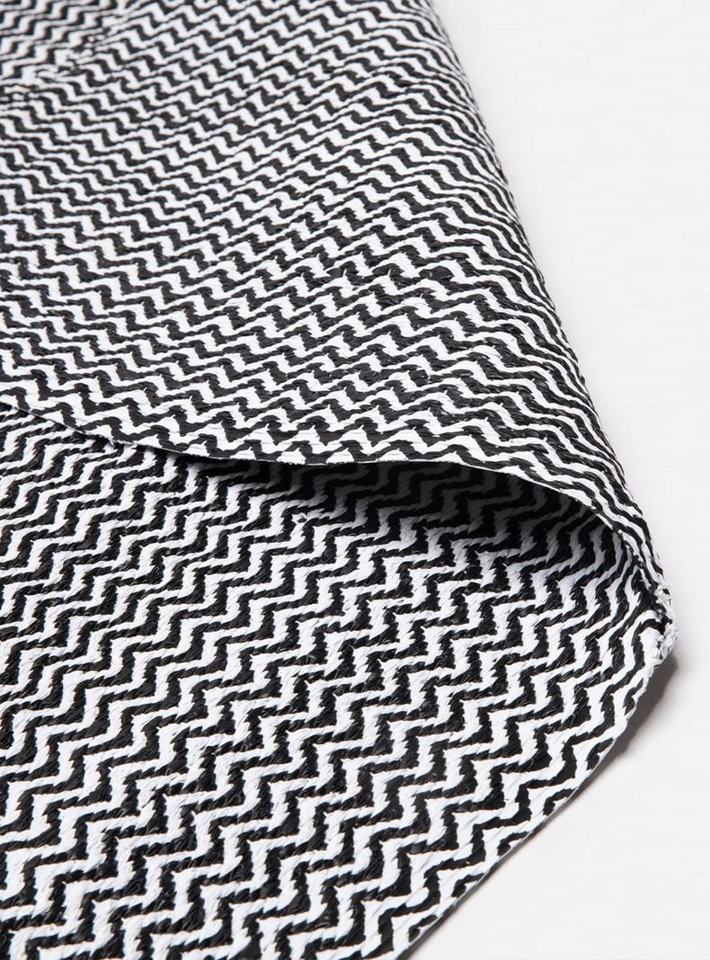 Alfombra Exterior Myrtos 170x240 Bco/Negro-5