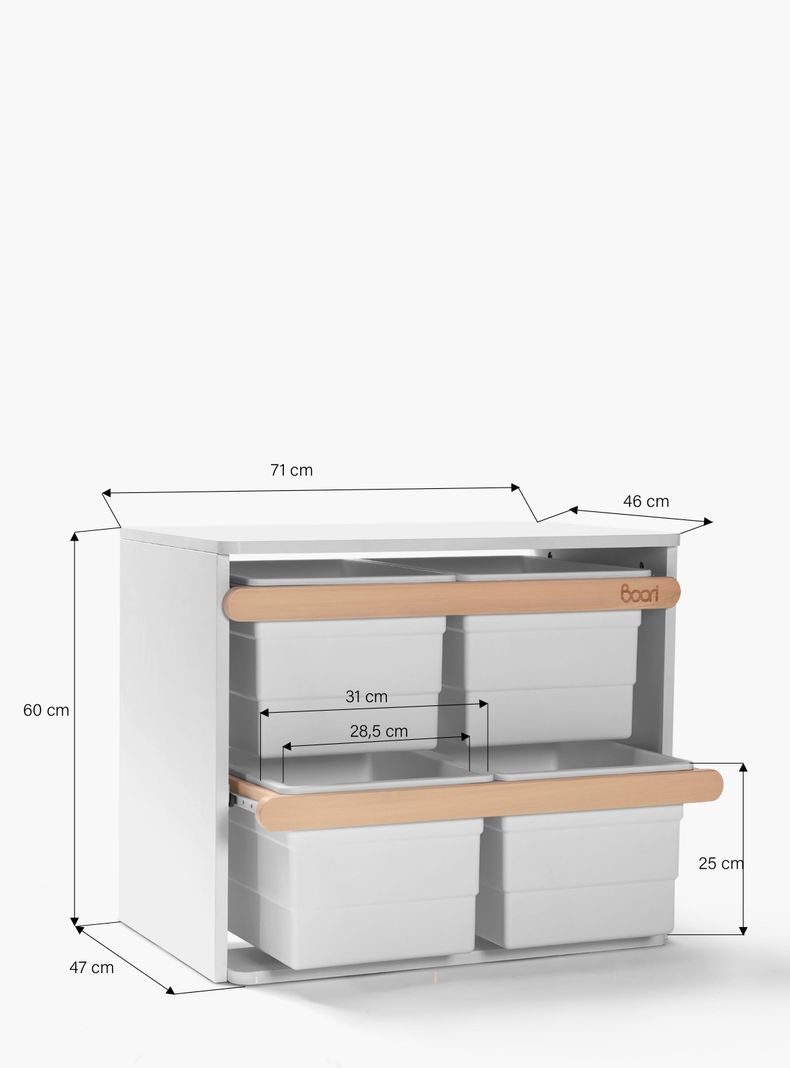 Organizador Infantil Tidy Blanco-5