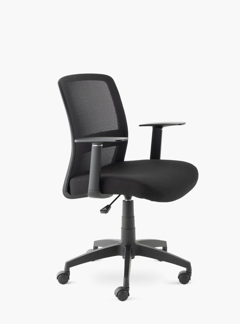 Silla Oficina Mesh Negro-2