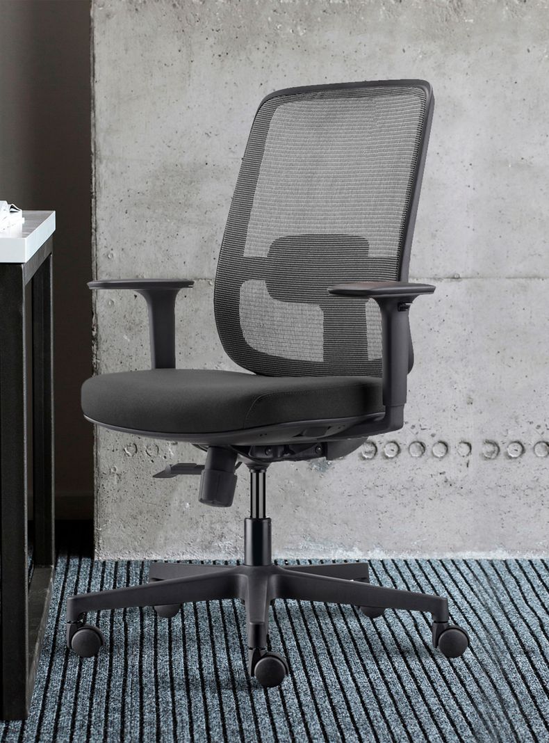 Silla Oficina Ejecutiva Lotto Negro-1