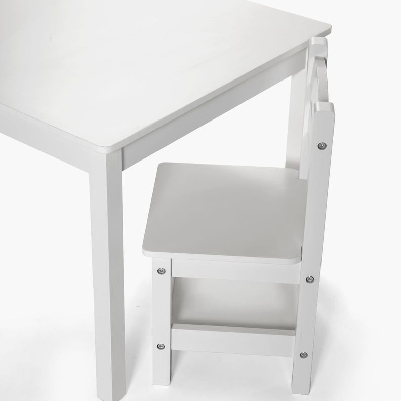 Pack Kids 1 Mesa 2 sillas Olivia Blanco-6