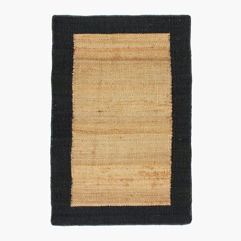 Alfombra Yute Nubia 300x400 Negro-0