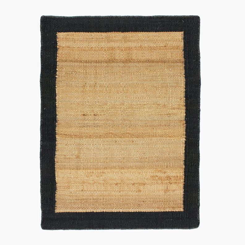 Alfombra Yute Nubia 300x400 Negro-1