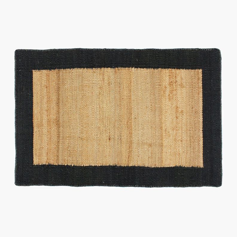 Alfombra Yute Nubia 300x400 Negro-2