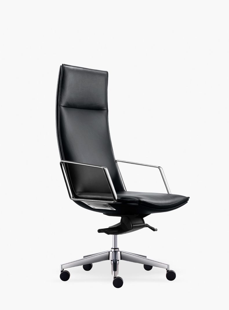 Silla oficina Alek Alta Negro-1