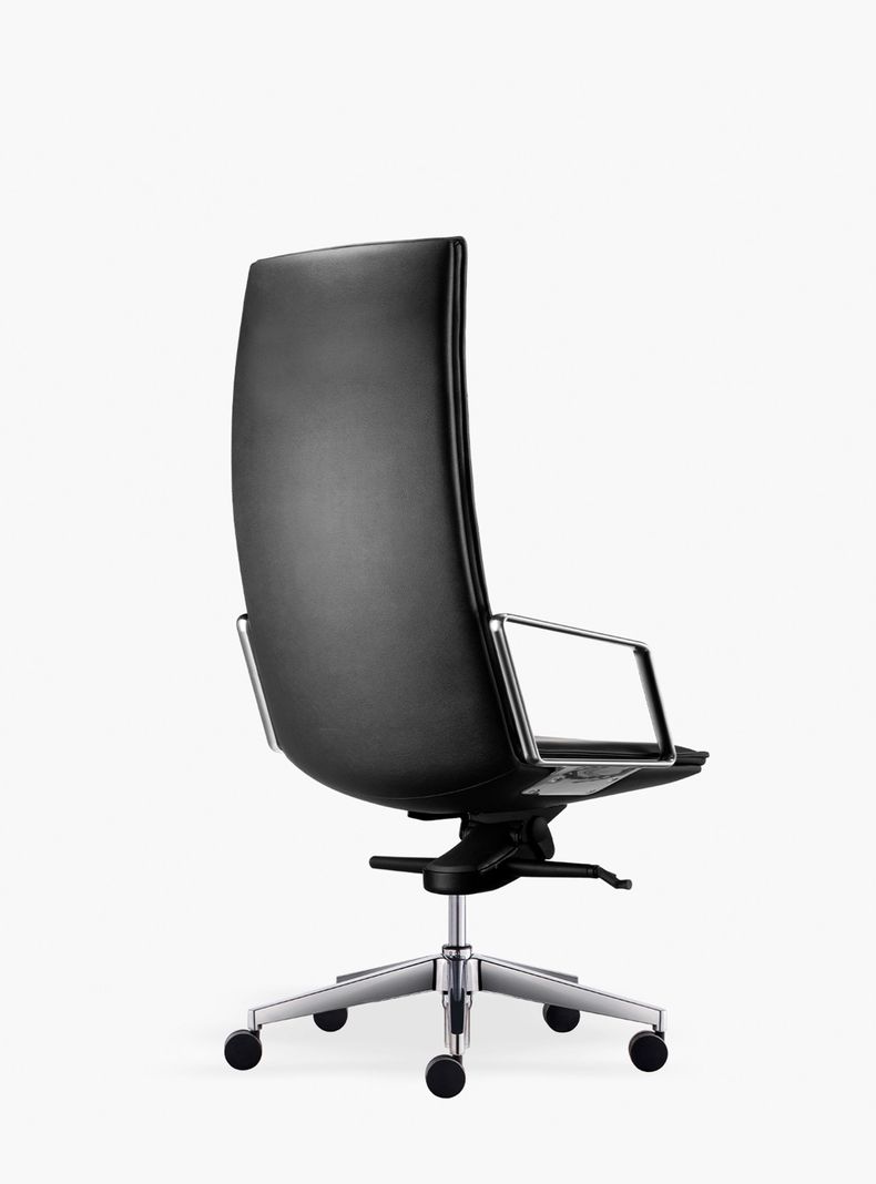 Silla oficina Alek Alta Negro-3