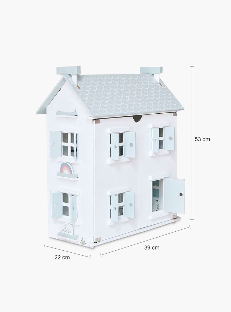 Casita de Muñecas Infantil de Madera Lucía Multicolor-3