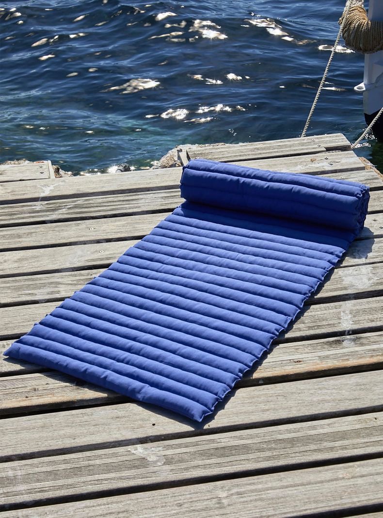 Cojin de Reposera Gavema 60x175x2 Azul-1
