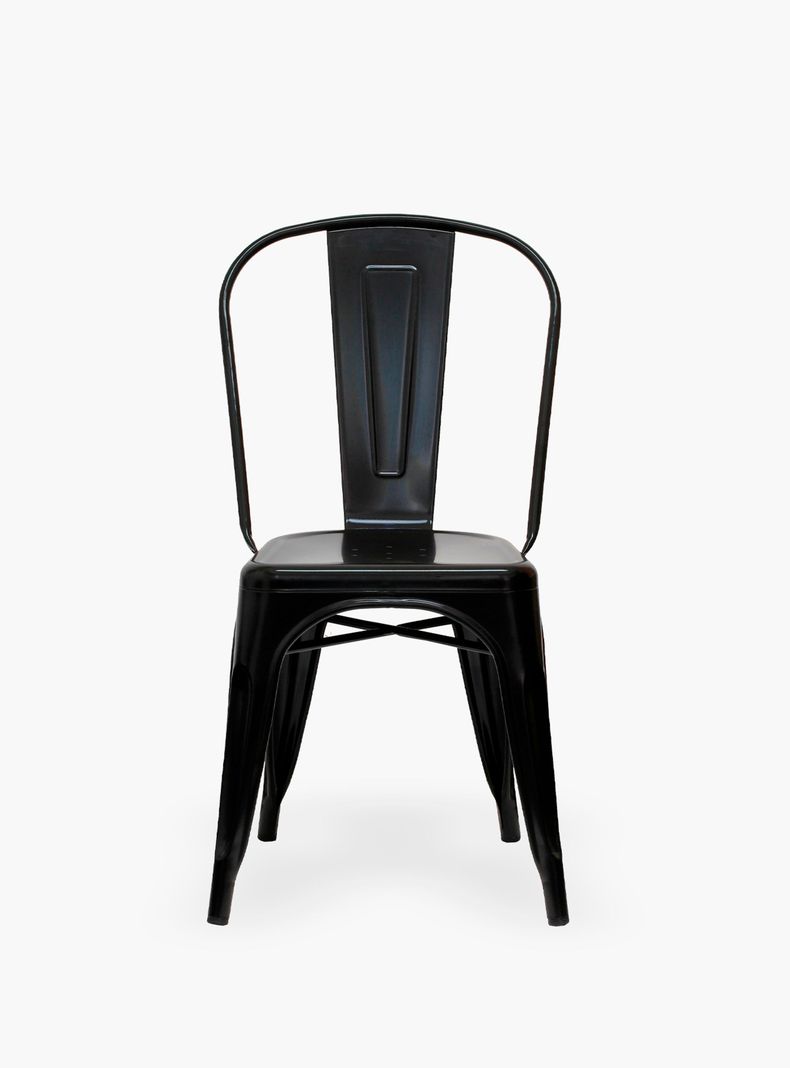 Silla Tolix Replica Negro