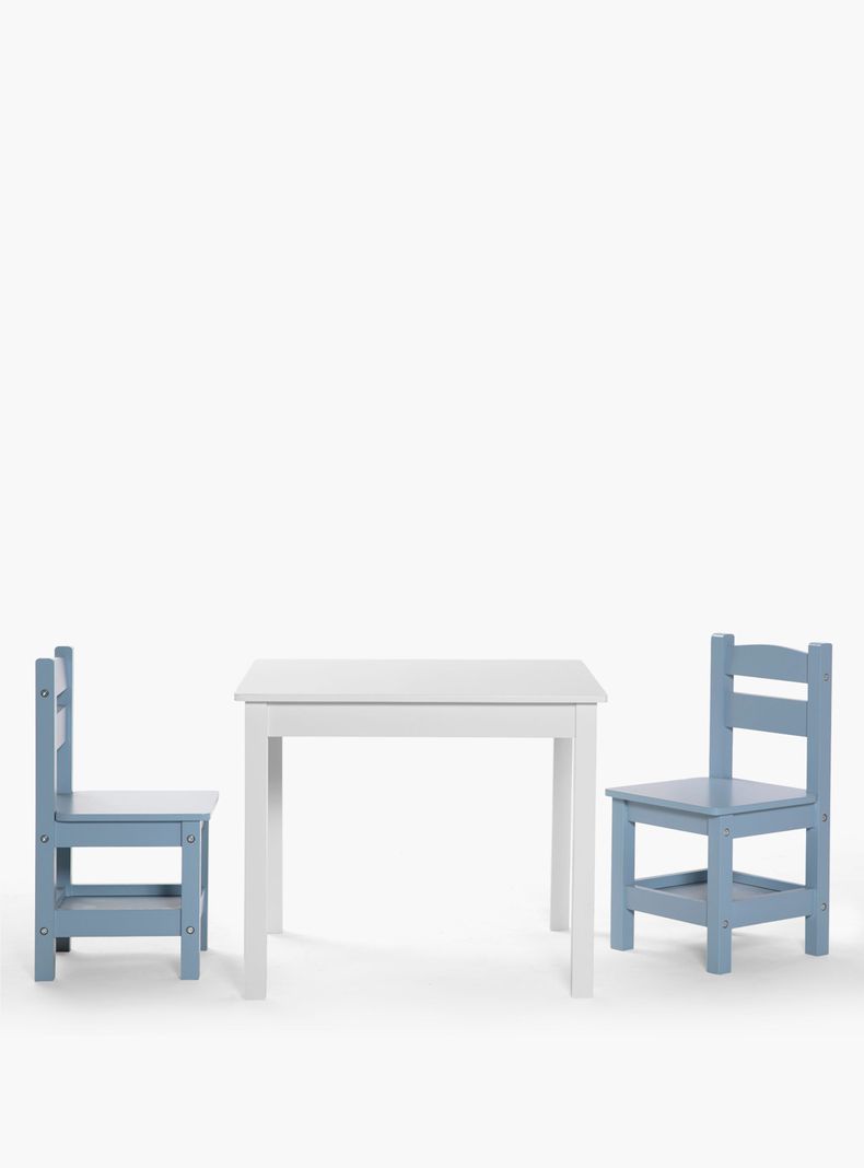 Pack Kids 1 Mesa 2 sillas Olivia Blanco/Celeste