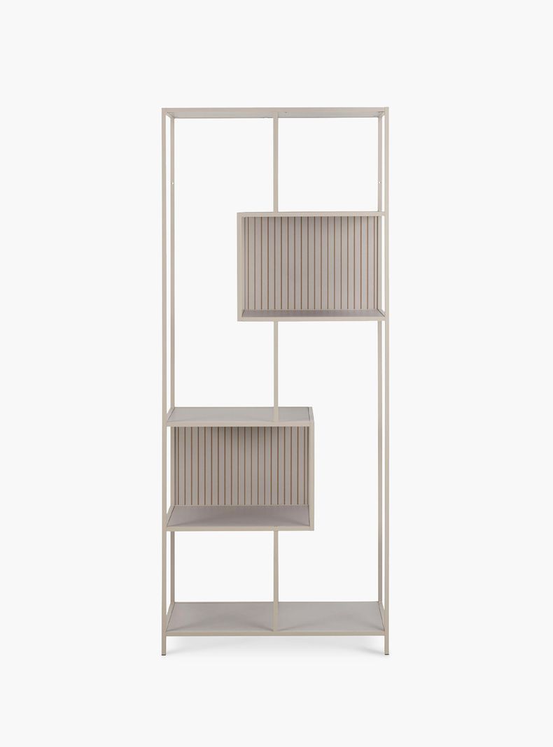 Librero Seaford Taupe Gris