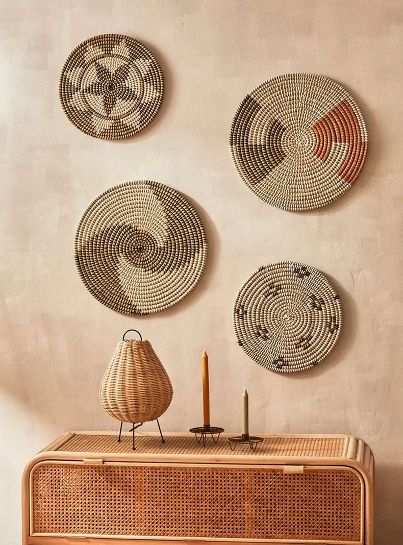 Plato Decorativo Pared Amiyaa Multicolor 40D-1