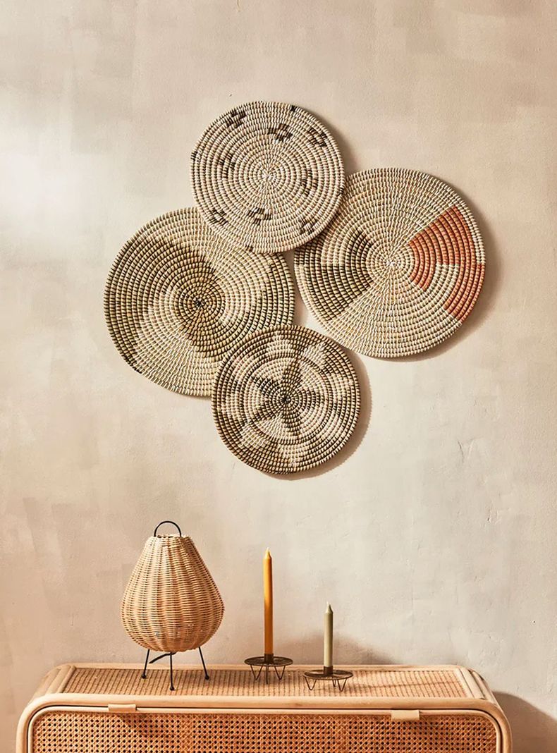 Plato Decorativo Pared Amiyaa Multicolor 40D-4