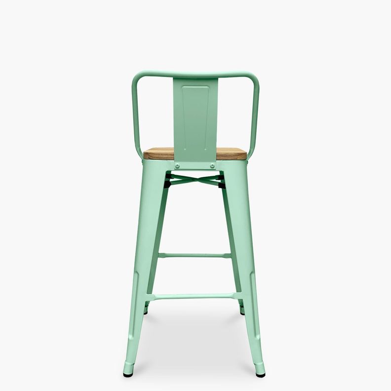 Taburete medio 66 Tolix madera c/ resp Menta-5