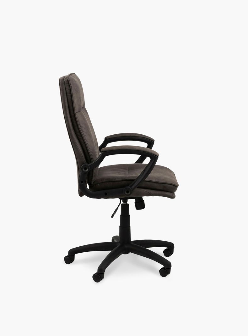 Silla Diseño Home Office York Gris Oscuro-3