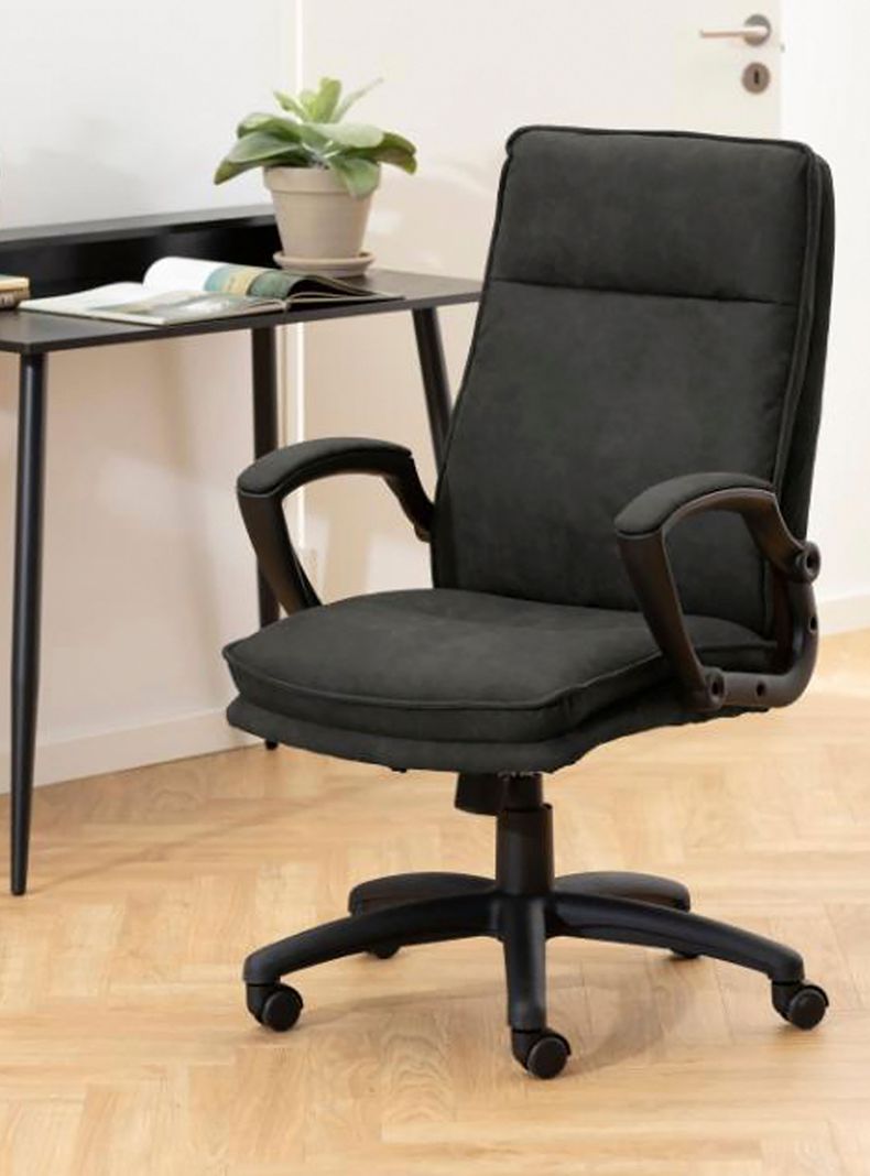 Silla Diseño Home Office York Gris Oscuro-9