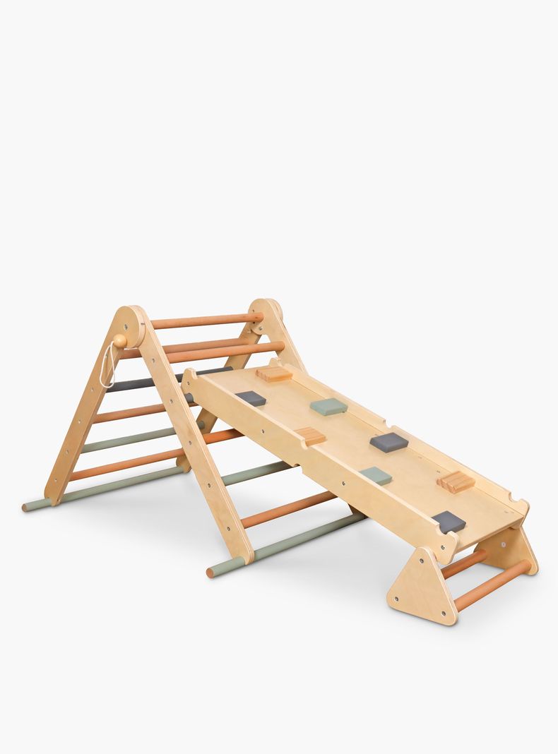 Set Triangulo Pikler con rampa de Madera Infantil Facundo Multicolor Surtido
