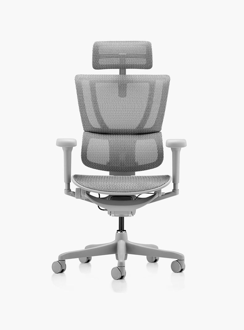 Silla IOO Ultra Gris claro c/cabecero