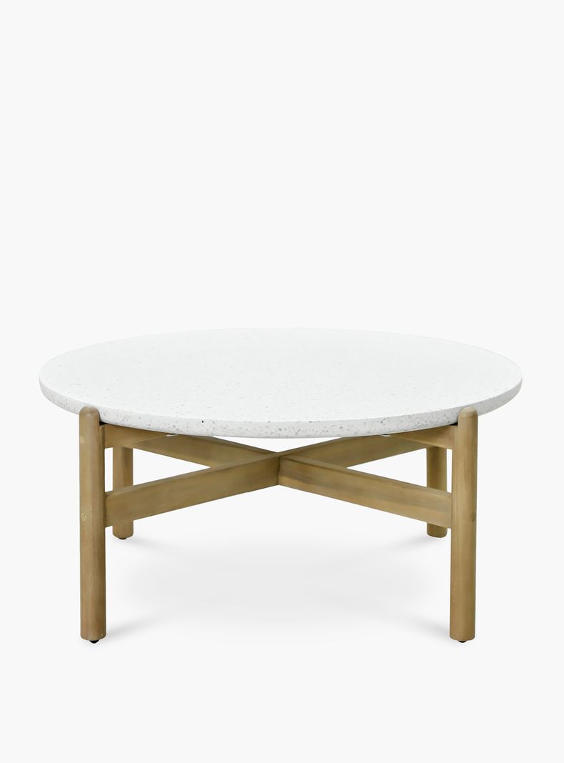 Mesa de Centro Pipa Natura/Blanco Cafe