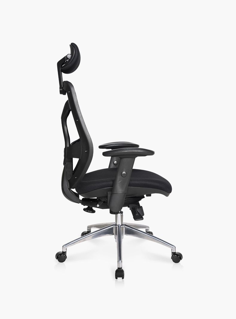 Silla Oficina Identity Base Aluminio con cabecero-2