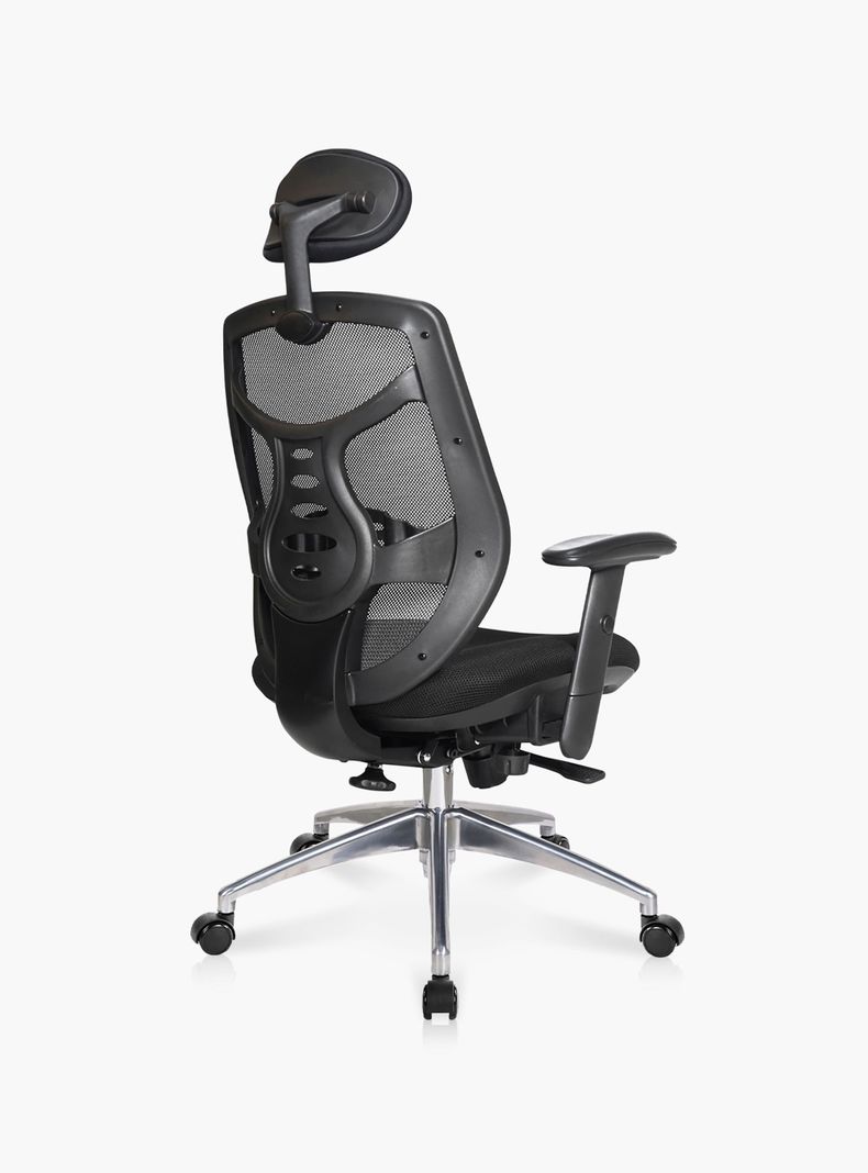 Silla Oficina Identity Base Aluminio con cabecero-3