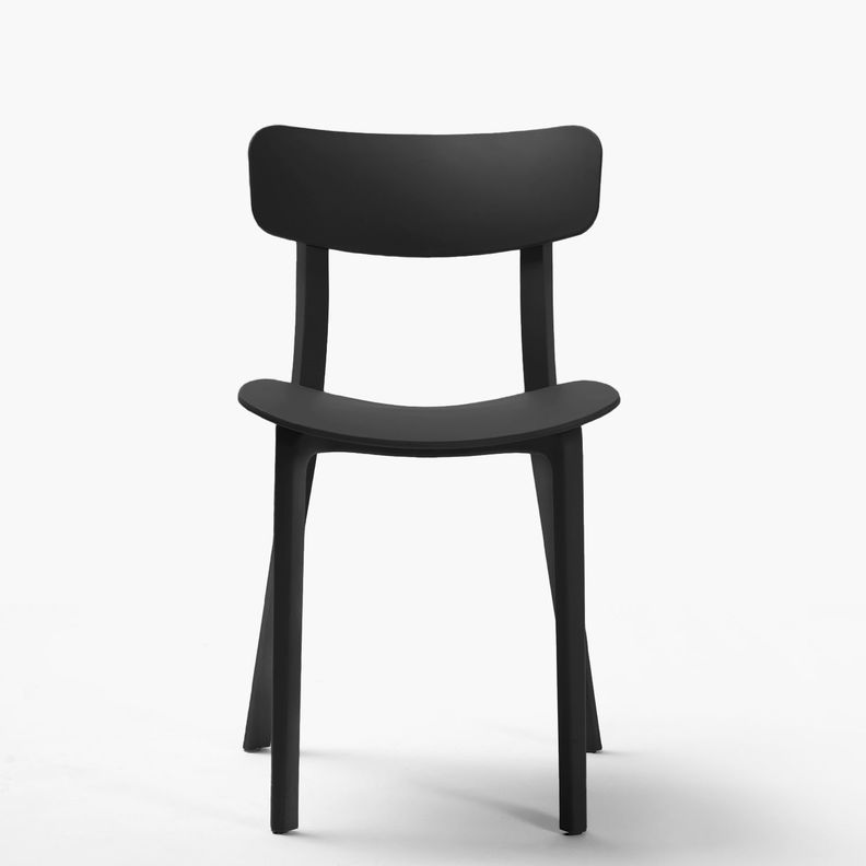 Silla de Comedor Phil Negro-0