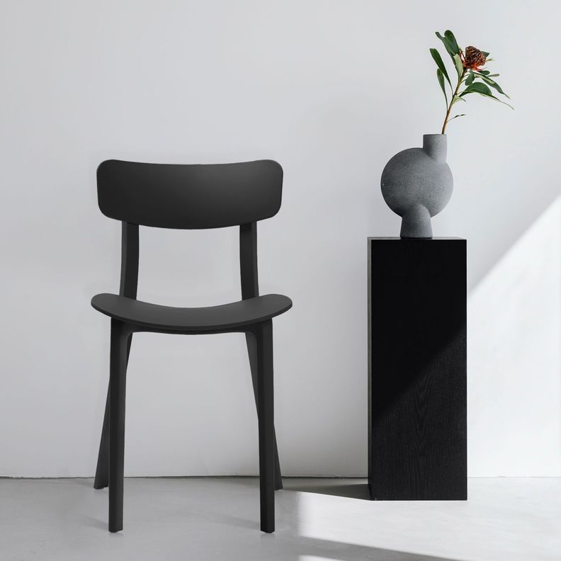 Silla de Comedor Phil Negro-1